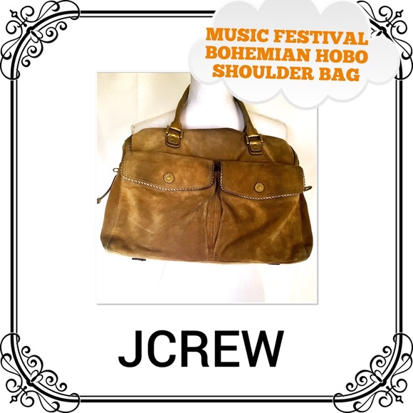 J. Crew Handbags - SUEDE  LEATHER Satchel HANDBAG🔴SALE
